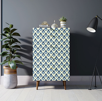 Комод высокий "Berber" принт 13 арт BB10/Print_13