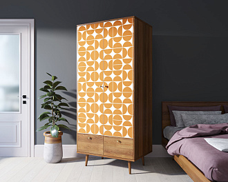 Шкаф двухстворчатый "Berber" принт 14 арт BB16/Print_14