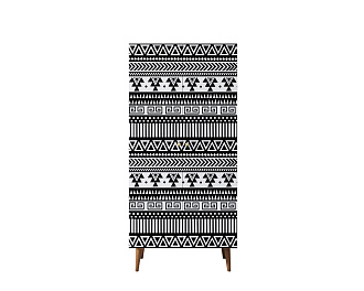 Шкаф малый двухстворчатый "Berber" принт 19 арт BB08/Print_19