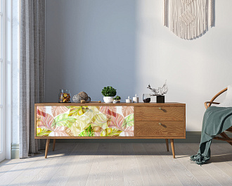 Комод "Berber" два ящика и две дверки 29 принт арт BB27/Print_29