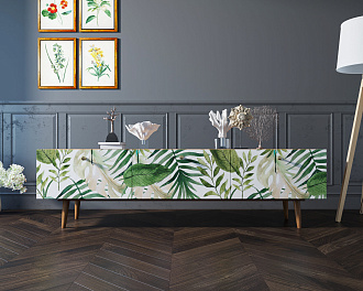 Комод "Berber" с ящиками низкий под TV принт 4 арт BB19/Print_04