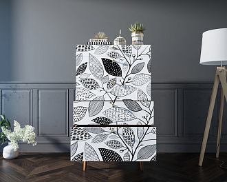 Комод высокий "Berber" принт 9 арт BB10/Print_09