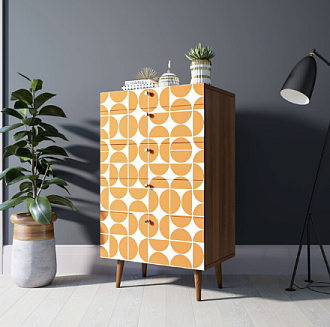 Комод высокий "Berber" принт 14 арт BB10/Print_14