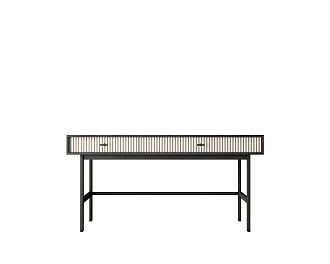 Консоль с двумя ящиками "Emerson" арт EM22/milky/L