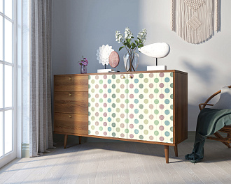 Комод "Berber" с двумя дверками и ящиками 24 принт арт BB05/Print_24