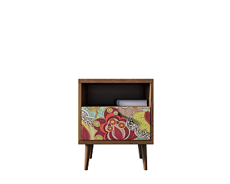 Тумбочка "Berber" с одним ящиком 6 принт арт BB06/Print_06