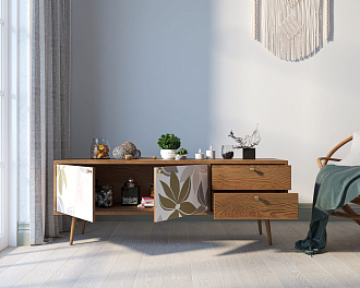 Комод "Berber" два ящика и две дверки 27 принт арт BB27/Print_27