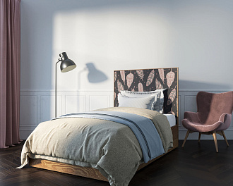 Кровать "Berber" 120 на 200 принт 40 арт BB42/Print_40