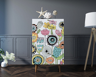 Комод высокий "Berber"  арт BB10/Print_03