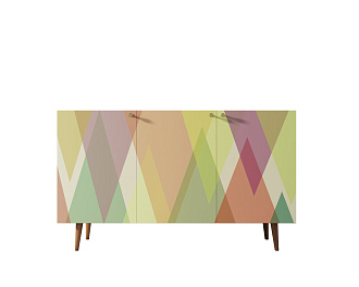 Комод "Berber" три дверки 16 принт арт BB01/Print_16