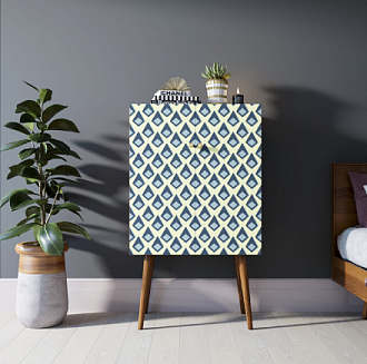 Комод на высоких ножках "Berber" 13 принт арт BB09/Print_13