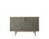 Комод с двумя дверками "Line" R18/browngrey