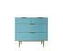 Комод с четыремя ящиками "Line" LN14/GR1/blue