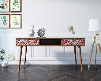 Стол рабочий "Berber" принт 2 арт BB18/Print_02