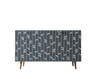 Комод "Berber" с двумя дверками и ящиками принт 18 арт BB17/Print_18