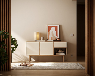 Комод с дверками "Alice" арт ALC15