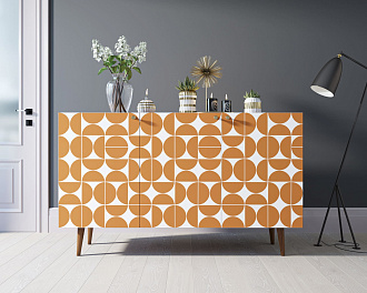 Комод "Berber" три дверки 14 принт арт BB01/Print_14