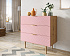 Комод с тремя ящиками "Line" LN12/GR1/pink