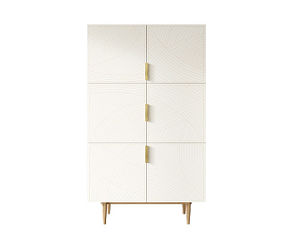 Большой комод с шестью дверками "Line" LN04/GR1/beige