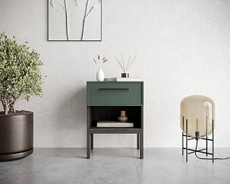 Тумбочка с верхним ящиком "Nicole" арт NEM11G