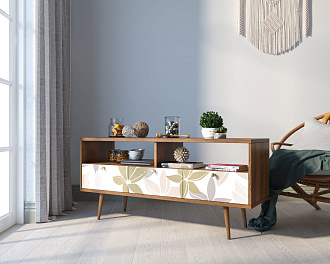 Консоль "Berber" с тремя ящиками принт 27 арт BB23/Print_27