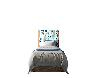 Кровать "Berber" 90 на 200 принт 44 арт BB43/Print_44