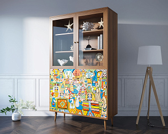 Буфет "Berber" принт 1 арт BB07/Print_01