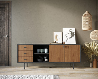 Комод с дверками и нишей "Emerson" арт EM15