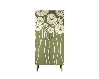 Шкаф малый двухстворчатый "Berber" принт 53 арт BB08/Print_53