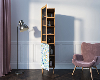 Буфет "Berber" узкий принт 46 арт BB39/Print_46