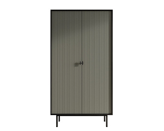 Шкаф двухдверный "Emerson" арт EM091/gray/L