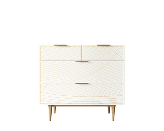 Комод с четыремя ящиками "Line" LN14/GR1/beige
