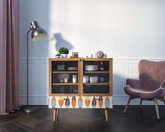 Буфет низкий "Berber" принт 48 арт BB47/Print_48