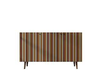 Комод "Berber" три дверки 20 принт арт BB01/Print_20