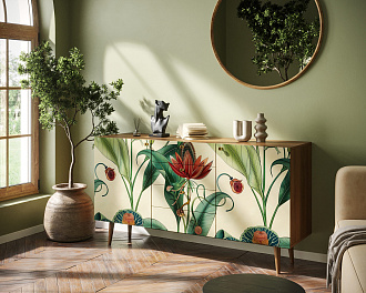 Комод "Berber" с ящиками 7 принт арт BB14/Print_07