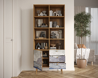 Стеллаж на комоде "Berber" арт BB44/Print_51