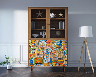 Буфет "Berber" принт 1 арт BB07/Print_01