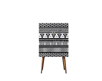 Комод на высоких ножках "Berber" 19 принт арт BB09/Print_19