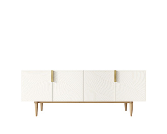 Комод под TV с четыремя дверками "Line" LN06/GR1/beige