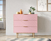 Комод с тремя ящиками "Line" LN12/GR1/pink