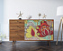 Комод "Berber" с двумя дверками и ящиками 6 принт арт BB05/Print_06